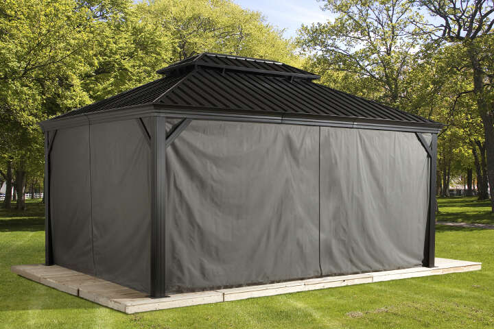 SOJAG Vorhang-Set für Pavillon Messina & Mykonos